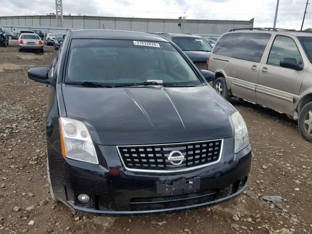 3N1AB61E88L636453 - 2008 NISSAN SENTRA 2.0 BLACK photo 9