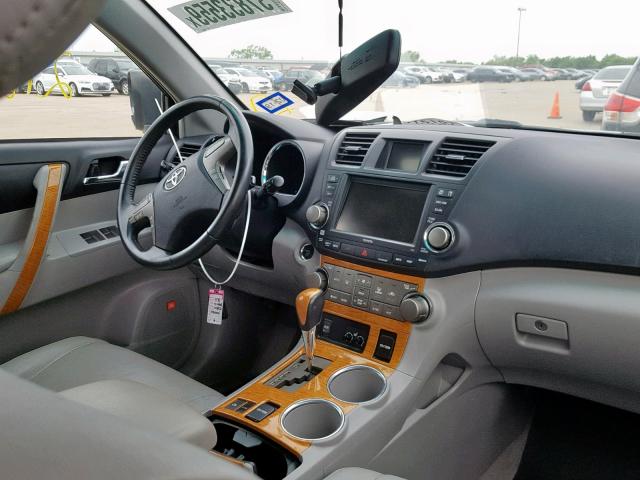 JTEEW44A882006056 - 2008 TOYOTA HIGHLANDER GRAY photo 9