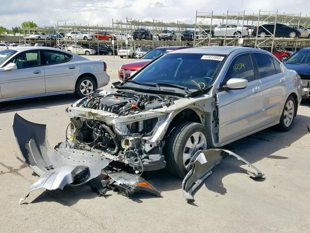 1HGCP26849A082535 - 2009 HONDA ACCORD EXL SILVER photo 2