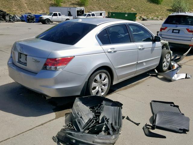 1HGCP26849A082535 - 2009 HONDA ACCORD EXL SILVER photo 4