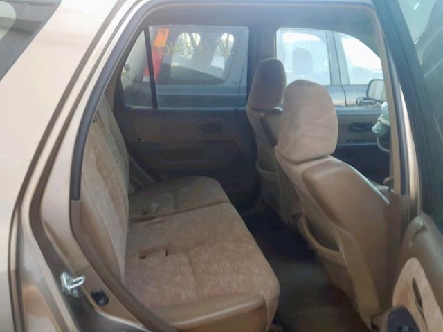 JHLRD68413C010483 - 2003 HONDA CR-V LX BROWN photo 6