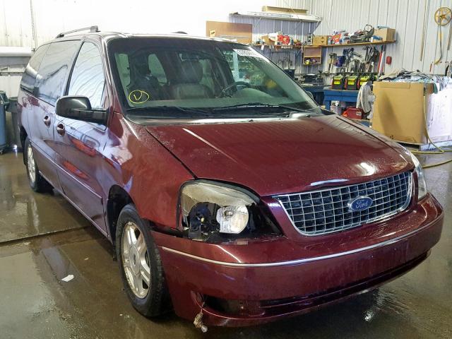 2FMZA52216BA31695 - 2006 FORD FREESTAR S MAROON photo 1