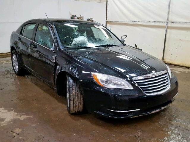 1C3CCBBB6CN176755 - 2012 CHRYSLER 200 TOURIN BLACK photo 1