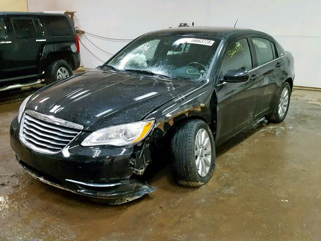 1C3CCBBB6CN176755 - 2012 CHRYSLER 200 TOURIN BLACK photo 2