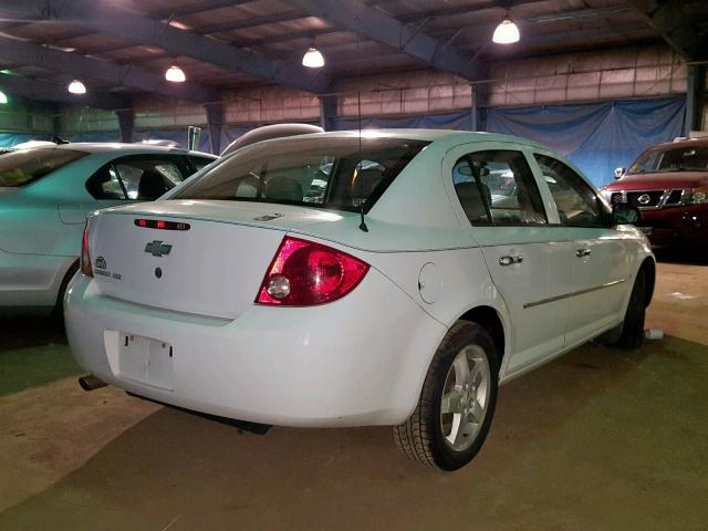 1G1AZ55F877127903 - 2007 CHEVROLET COBALT LTZ WHITE photo 4