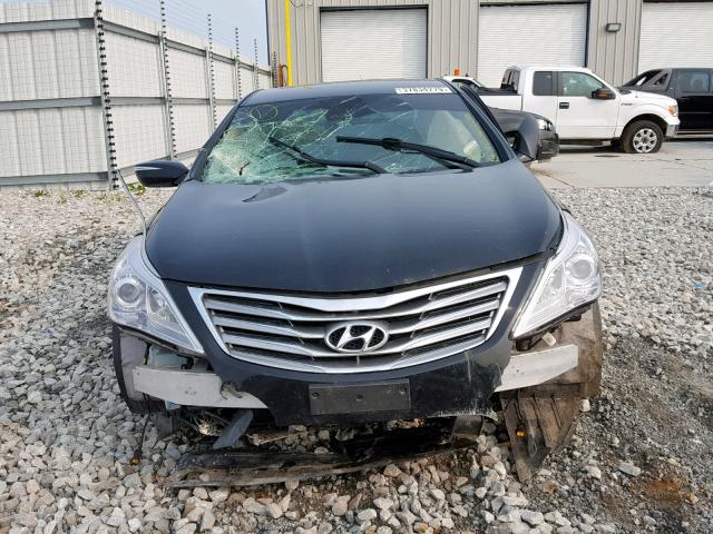 KMHFG4JG3DA203887 - 2013 HYUNDAI AZERA BLACK photo 9