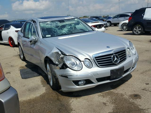 WDBUF56X19B366356 - 2009 MERCEDES-BENZ E 350 SILVER photo 1