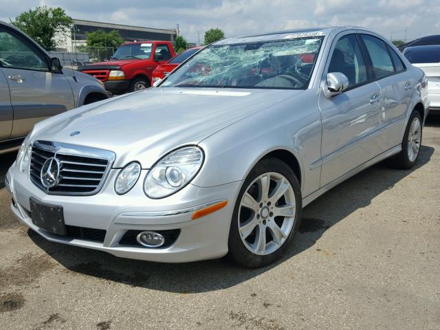 WDBUF56X19B366356 - 2009 MERCEDES-BENZ E 350 SILVER photo 2