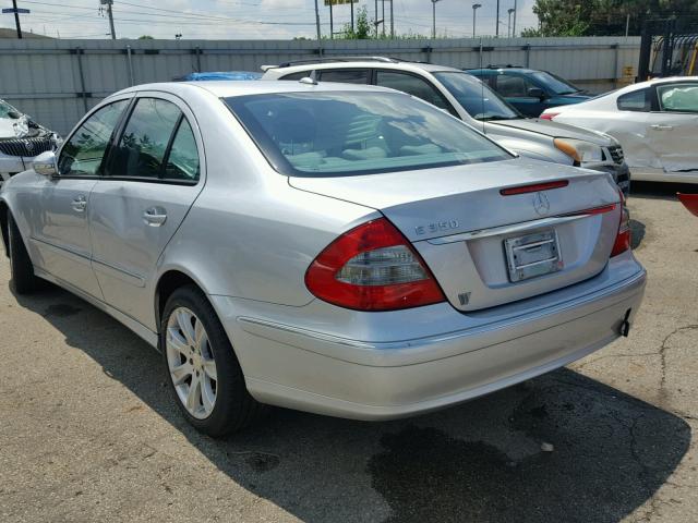 WDBUF56X19B366356 - 2009 MERCEDES-BENZ E 350 SILVER photo 3