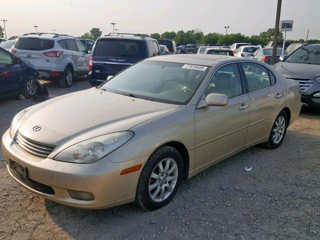 JTHBA30G545042904 - 2004 LEXUS ES 330 GOLD photo 2