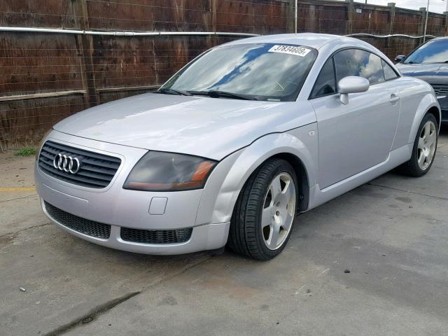 TRUWT28N711043779 - 2001 AUDI TT QUATTRO SILVER photo 2