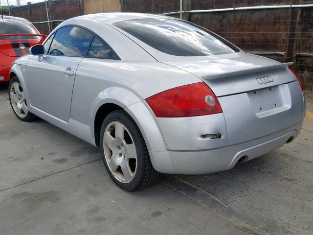 TRUWT28N711043779 - 2001 AUDI TT QUATTRO SILVER photo 3