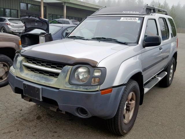 5N1ED28YX4C631645 - 2004 NISSAN XTERRA XE SILVER photo 2