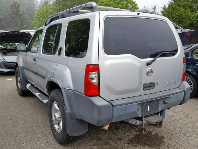 5N1ED28YX4C631645 - 2004 NISSAN XTERRA XE SILVER photo 3