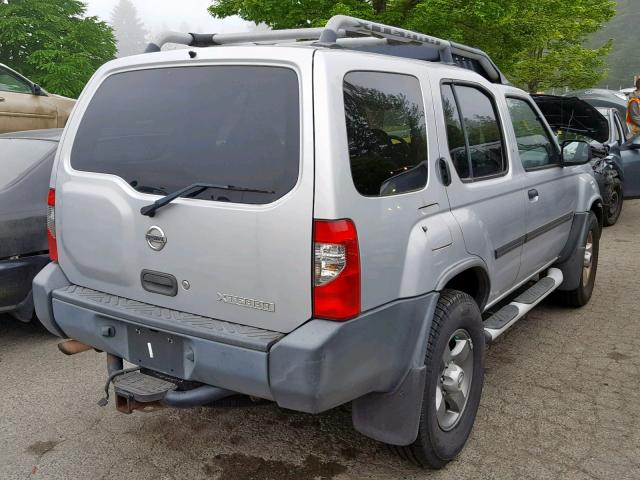 5N1ED28YX4C631645 - 2004 NISSAN XTERRA XE SILVER photo 4