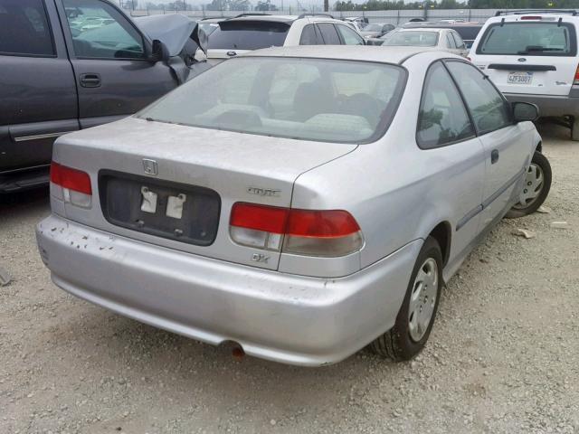 1HGEJ6227YL008774 - 2000 HONDA CIVIC DX SILVER photo 4