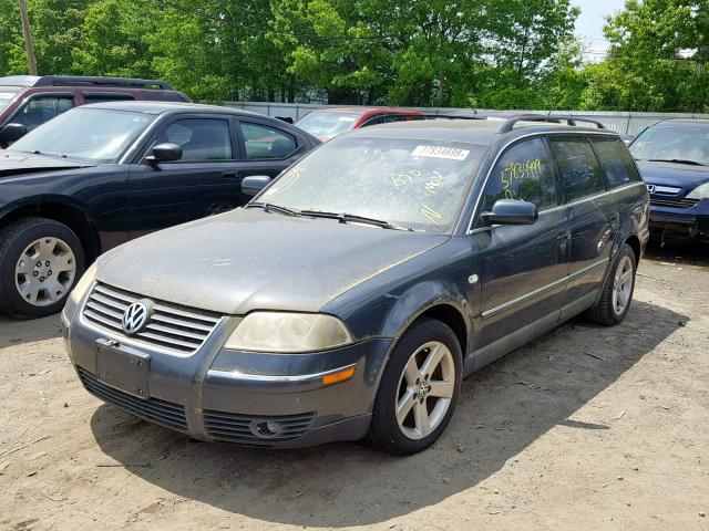 WVWWH63B74E069778 - 2004 VOLKSWAGEN PASSAT GLX BLUE photo 2