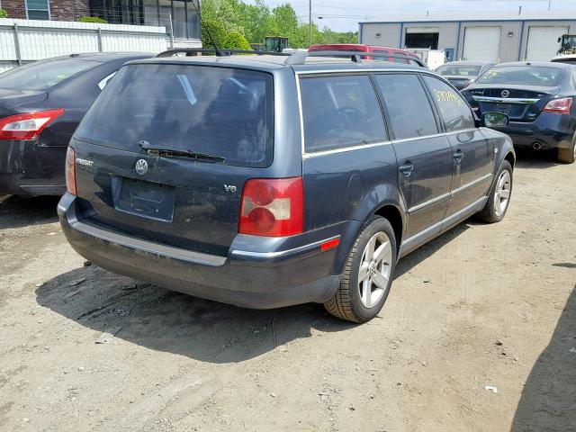 WVWWH63B74E069778 - 2004 VOLKSWAGEN PASSAT GLX BLUE photo 4