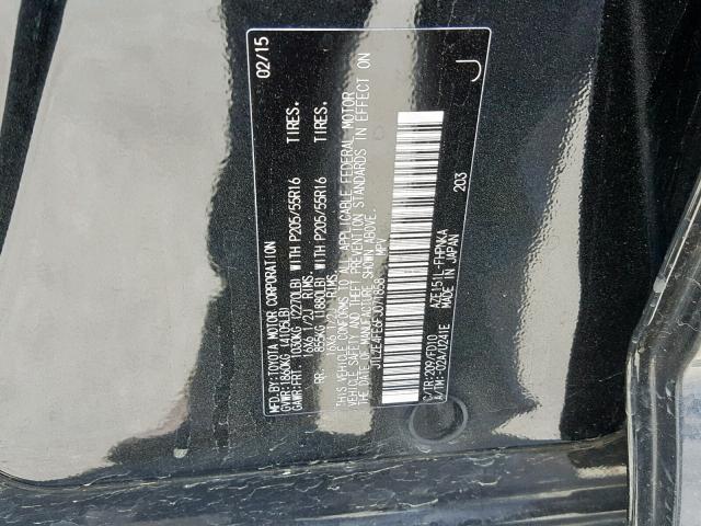 JTLZE4FE6FJ071858 - 2015 TOYOTA SCION XB 黑色 照片 10