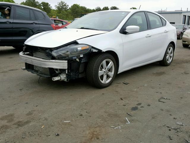 1C3CDFBB7GD629877 - 2016 DODGE DART SXT WHITE photo 2