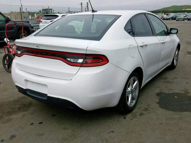 1C3CDFBB7GD629877 - 2016 DODGE DART SXT WHITE photo 4