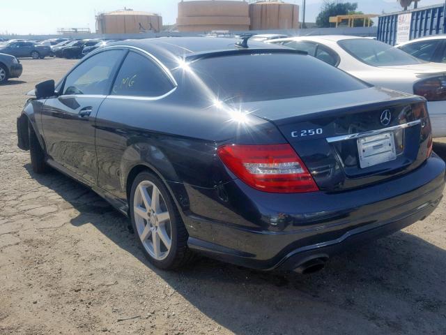 WDDGJ4HB4EG161495 - 2014 MERCEDES-BENZ C 250 CHARCOAL photo 3