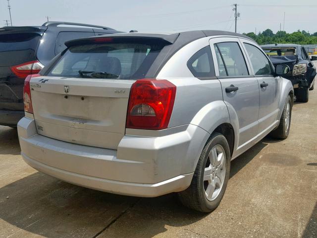 1B3HB48B08D768786 - 2008 DODGE CALIBER SX SILVER photo 4