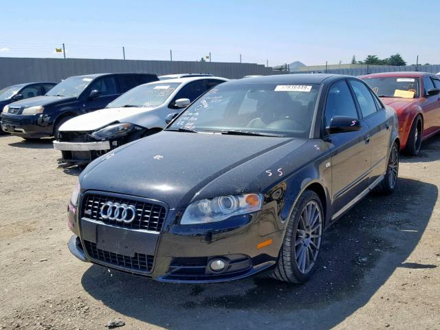 WAUEH78E68A008422 - 2008 AUDI A4 S-LINE BLACK photo 2