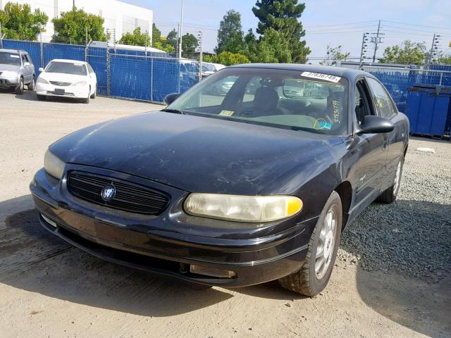 2G4WB52K6X1542830 - 1999 BUICK REGAL LS BLACK photo 2