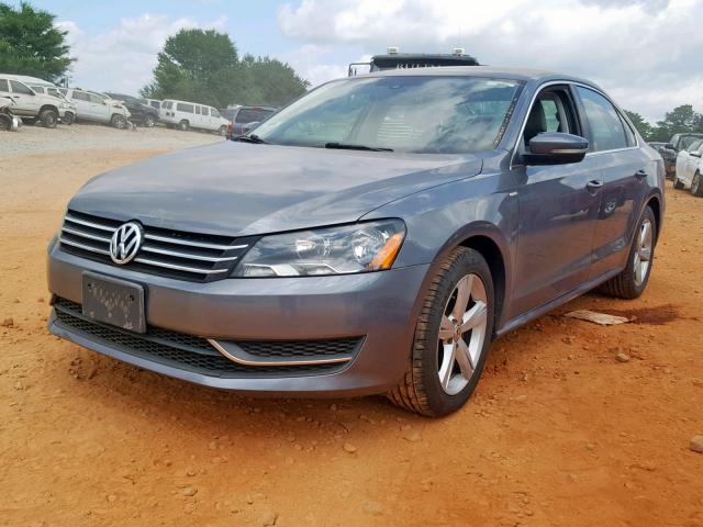 1VWAT7A37EC024750 - 2014 VOLKSWAGEN PASSAT S GRAY photo 2