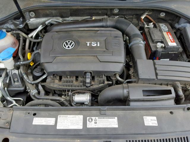 1VWAT7A37EC024750 - 2014 VOLKSWAGEN PASSAT S GRAY photo 7