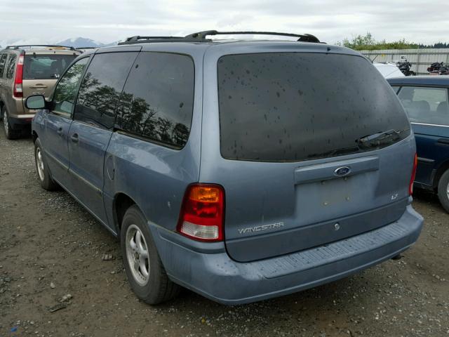 2FMZA5141XBB85893 - 1999 FORD WINDSTAR L BLUE photo 3