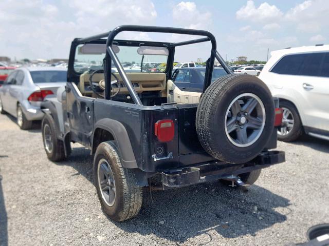 2J4FY19E1LJ539401 - 1990 JEEP WRANGLER / BLACK photo 3