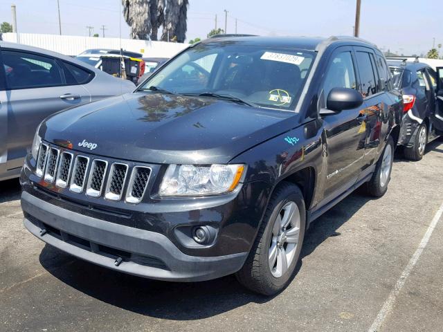 1J4NF1FB8BD135350 - 2011 JEEP COMPASS SP BLACK photo 2