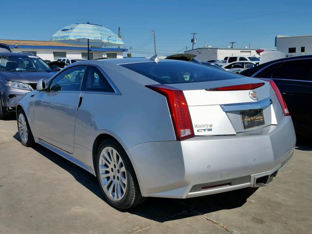 1G6DJ1E39C0147545 - 2012 CADILLAC CTS PERFOR SILVER photo 3