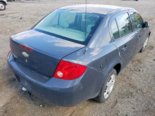 1G1AL58F387303321 - 2008 CHEVROLET COBALT LT GRAY photo 4