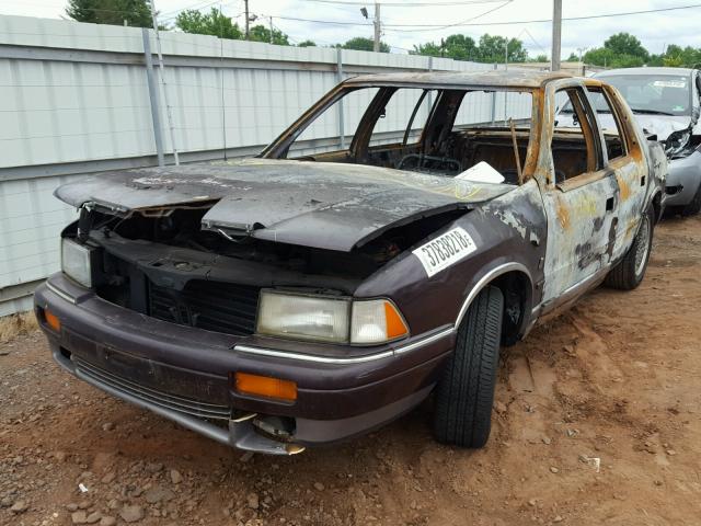 1P3XA7632MF528020 - 1991 PLYMOUTH ACCLAIM LX BURN photo 2