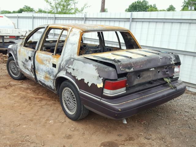 1P3XA7632MF528020 - 1991 PLYMOUTH ACCLAIM LX BURN photo 3