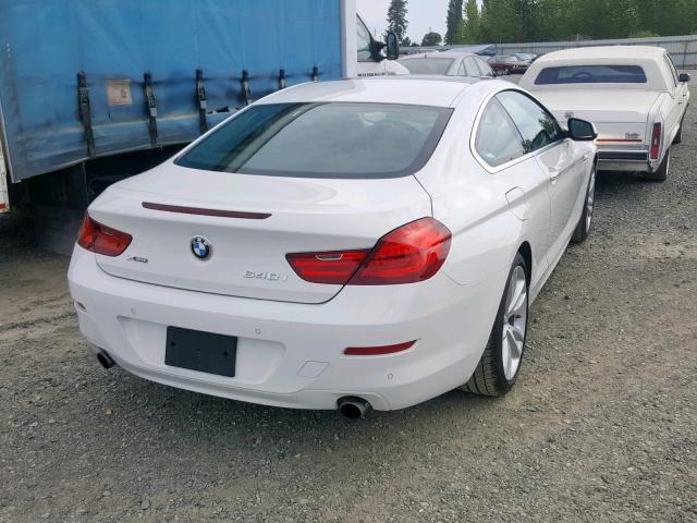 WBALY1C51EDZ73467 - 2014 BMW 640 XI WHITE photo 4