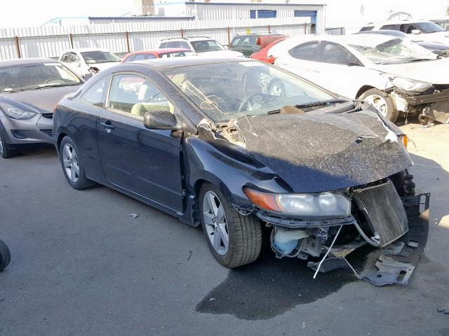 2HGFG12896H517558 - 2006 HONDA CIVIC EX BLACK photo 1