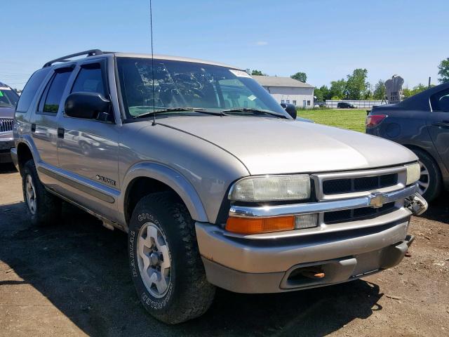 1GNDT13X83K150445 - 2003 CHEVROLET BLAZER SILVER photo 1