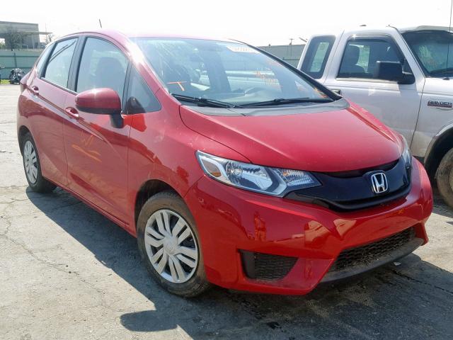 3HGGK5H57HM711694 - 2017 HONDA FIT LX RED photo 1