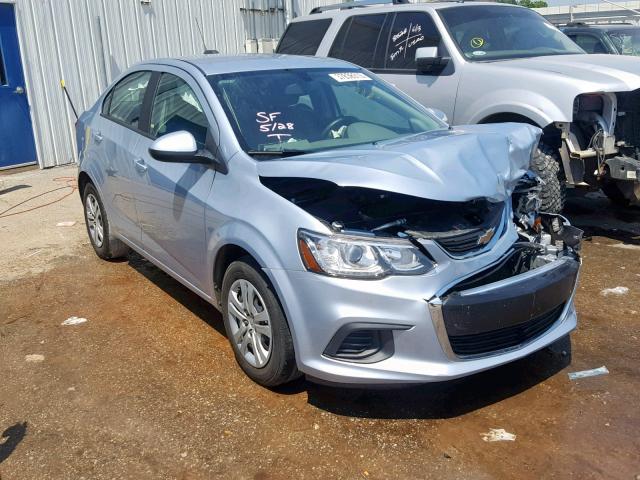 1G1JB5SH9H4177321 - 2017 CHEVROLET SONIC LS CHARCOAL photo 1