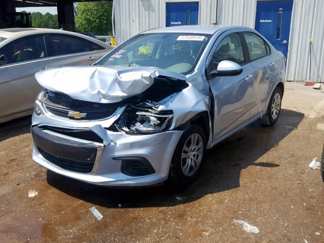 1G1JB5SH9H4177321 - 2017 CHEVROLET SONIC LS CHARCOAL photo 2