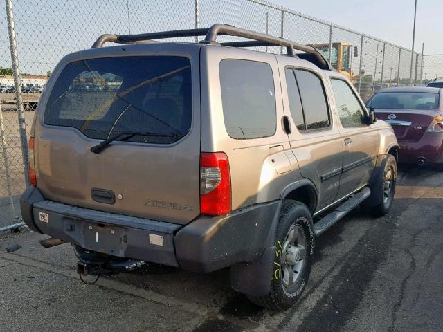 5N1ED28Y03C659579 - 2003 NISSAN XTERRA XE TAN photo 4