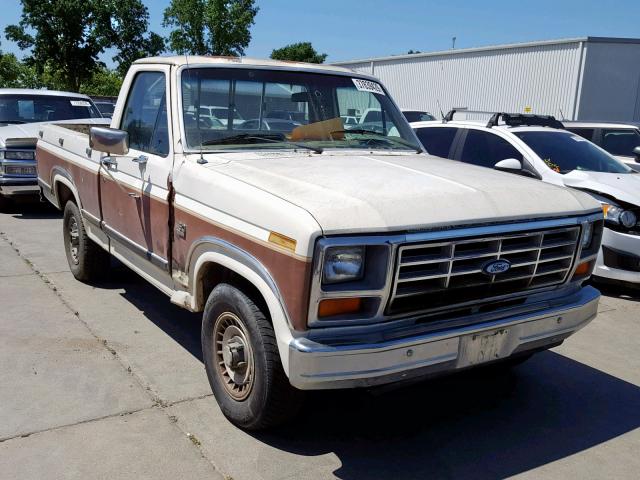 1FTCF15NXGPA62772 - 1986 FORD F150 WHITE photo 1