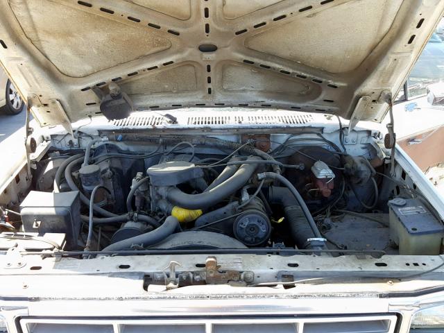 1FTCF15NXGPA62772 - 1986 FORD F150 WHITE photo 7