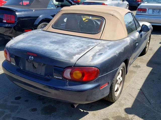 JM1NB3533X0134449 - 1999 MAZDA MX-5 MIATA BLUE photo 4