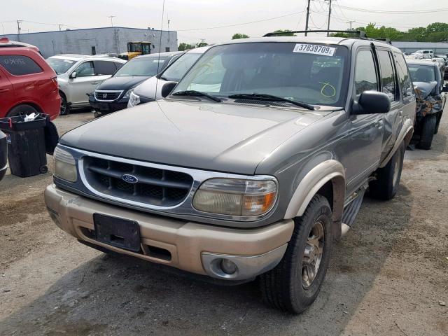 1FMDU84P7YZB64926 - 2000 FORD EXPLORER E GREEN photo 2