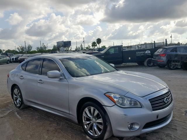 JN1BY1AP4CM333496 - 2012 INFINITI M37 SILVER photo 1